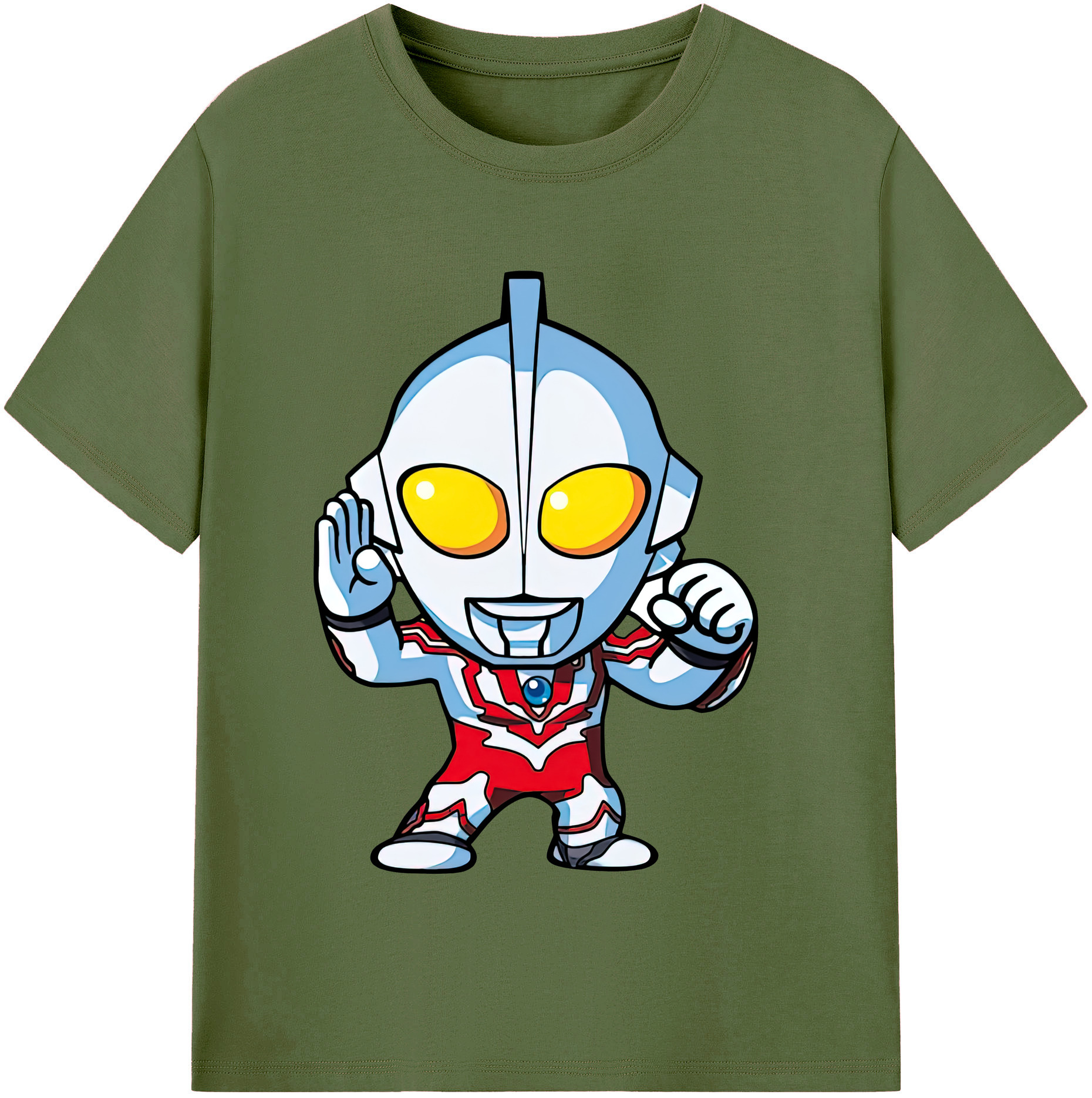 （画像用） ウルトラマン Ultraman 綿100％半袖Tシャツ（フロントプリント）